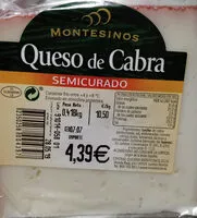Mängden socker i Queso de Cabra Semicurado