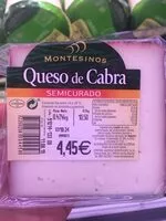 Mängden socker i Queso de Cabra Semicurado