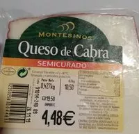 Mängden socker i Queso de cabra semicurado