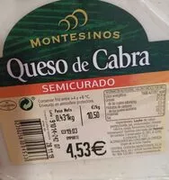 Mängden socker i Queso de cabra