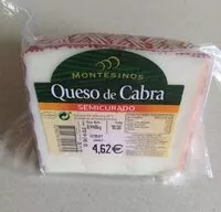 Mängden socker i Queso de cabra semicurado