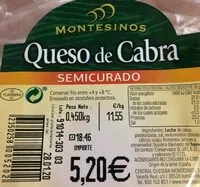 Mängden socker i Queso de Cabra semicurado