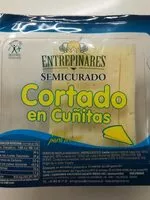 Mängden socker i Queso semicurado cortado en cuñitas