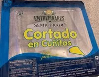 Mängden socker i Queso semicurado cortado en cuñitas