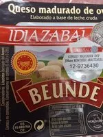 Mängden socker i Queso madurado de oveja Idiazabal