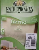 Mängden socker i Queso Tierno Entrepinares