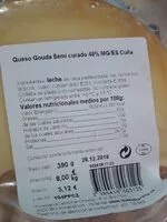 Mängden socker i Queso gouda