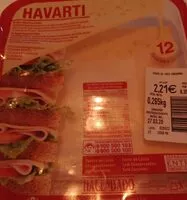 Mängden socker i Havarti