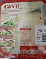 Mängden socker i Queso havarti