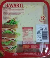 Mängden socker i Havarti
