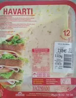 Mängden socker i Queso Avarti en lonchas