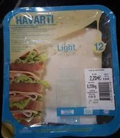 Mängden socker i Queso Havarti Light en lonchas