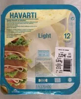 Mängden socker i Havarti light