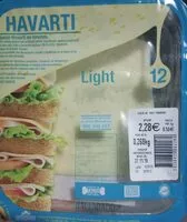 Mängden socker i Havarti light