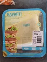 Mängden socker i Havarti light