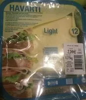 Mängden socker i Queso havarti en lonchas light
