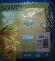 Mängden socker i Havarti light