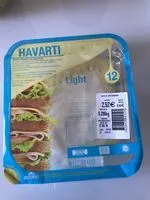 Mängden socker i Queso Havarti en lonchas Light