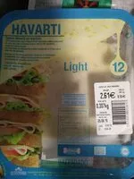 Mängden socker i Havarti light