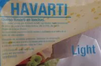 Mängden socker i Havarti light