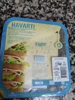 Mängden socker i Havarti light