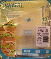Mängden socker i Havarti light