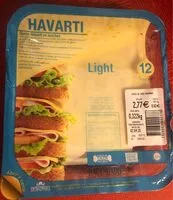 Mängden socker i Havarti light