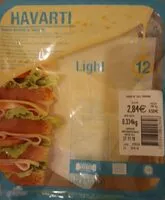 Mängden socker i Havarti light