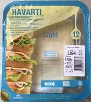 Mängden socker i Queso havarti en lonchas