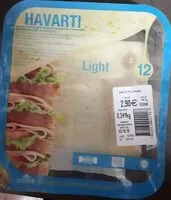 Mängden socker i Havarti light