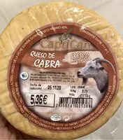 Mängden socker i Queso de cabra ahumado