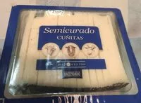 Mängden socker i Semicurado cuñitas