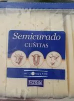 Mängden socker i Queso semicurado cañitas Hacendado