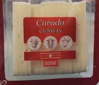 Mängden socker i Queso curado cuñitas
