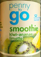 Mängden socker i smoothie kiwi-ananas limette