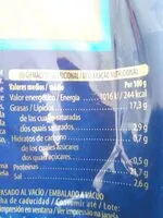 Mängden socker i Salmón ahumado