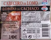 Mängden socker i Cabecero de lomo