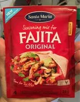 Mängden socker i Fajita seasoning mix