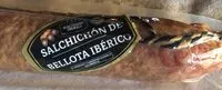 Mängden socker i Salchichón de bellota ibérico