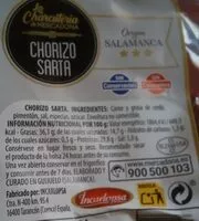 Mängden socker i Chorizo Sarta