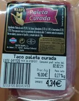 Mängden socker i Taco paleta curada