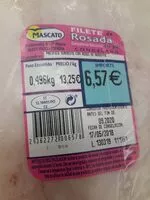 Mängden socker i Filete rosada