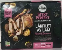 Mängden socker i Lårfilet av lam
