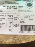 Mängden socker i Cantal