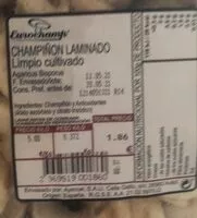 Mängden socker i Champiñon laminado