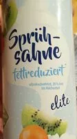 Mängden socker i Sprühsahne