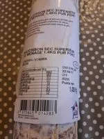 Mängden socker i Saucisson sec supérieur