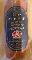 Mängden socker i Saucisse de morteau label rouge