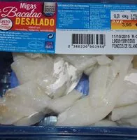 Mängden socker i Migas de bacalao desalado