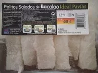 Mängden socker i Palitos salados de bacalao